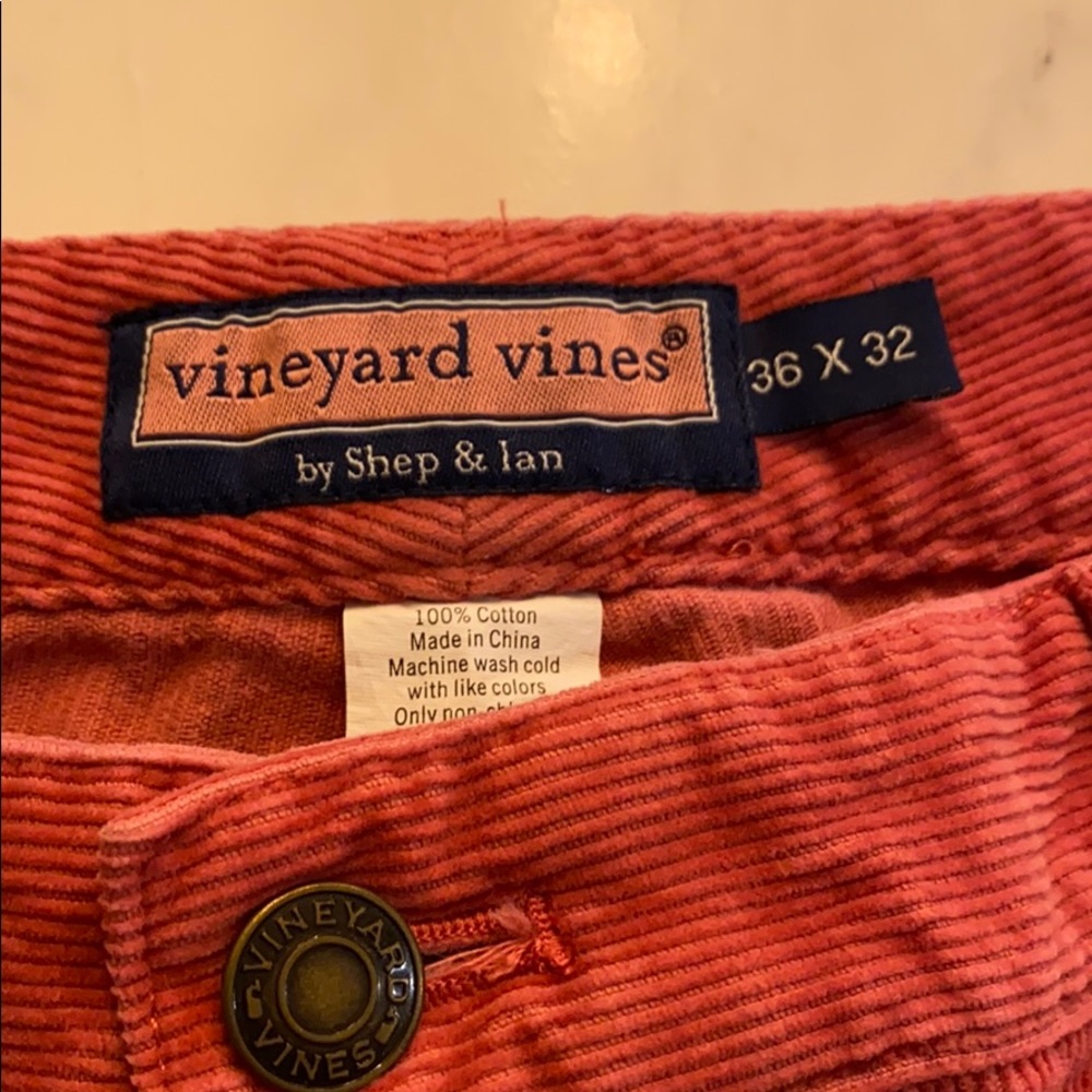 Men’s Nantucket red vineyard vines corduroys